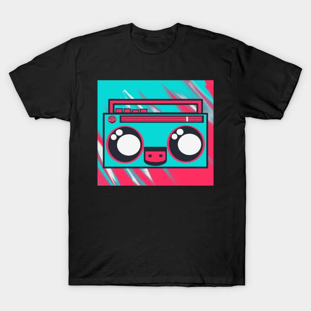 BOOMBOXIE; retro bro T-Shirt by ambrdsgn